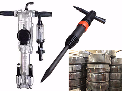 工地用風(fēng)鎬、管子、鉆機(jī)及配件