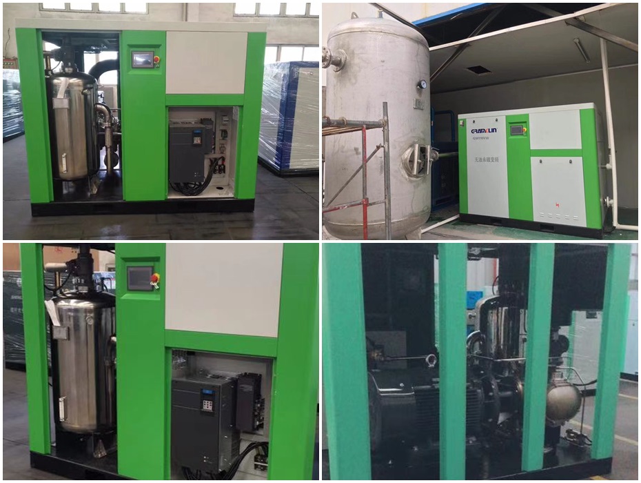 全無油水潤滑螺桿機